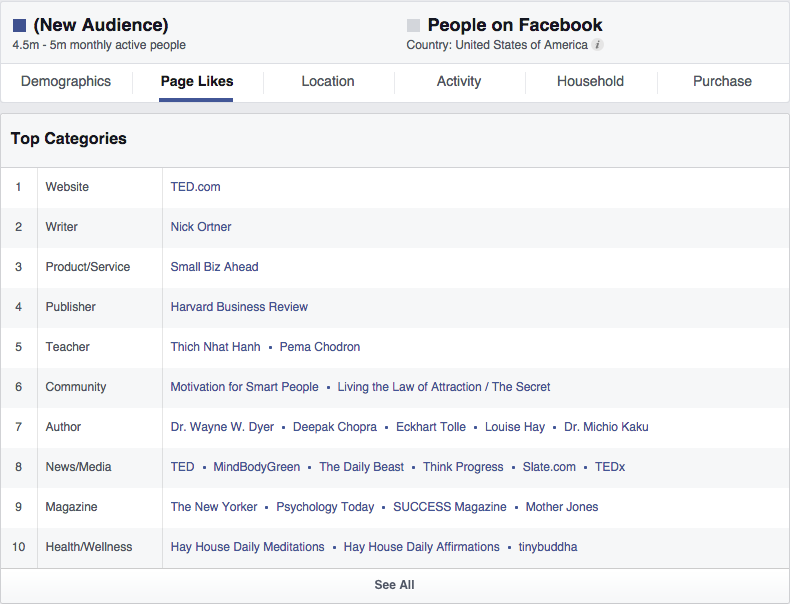 Market Research with Facebook Audience Insights