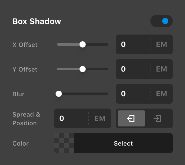 New Toggle Functionality