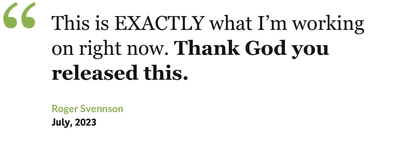 Cornerstone Charts Testimonial 2