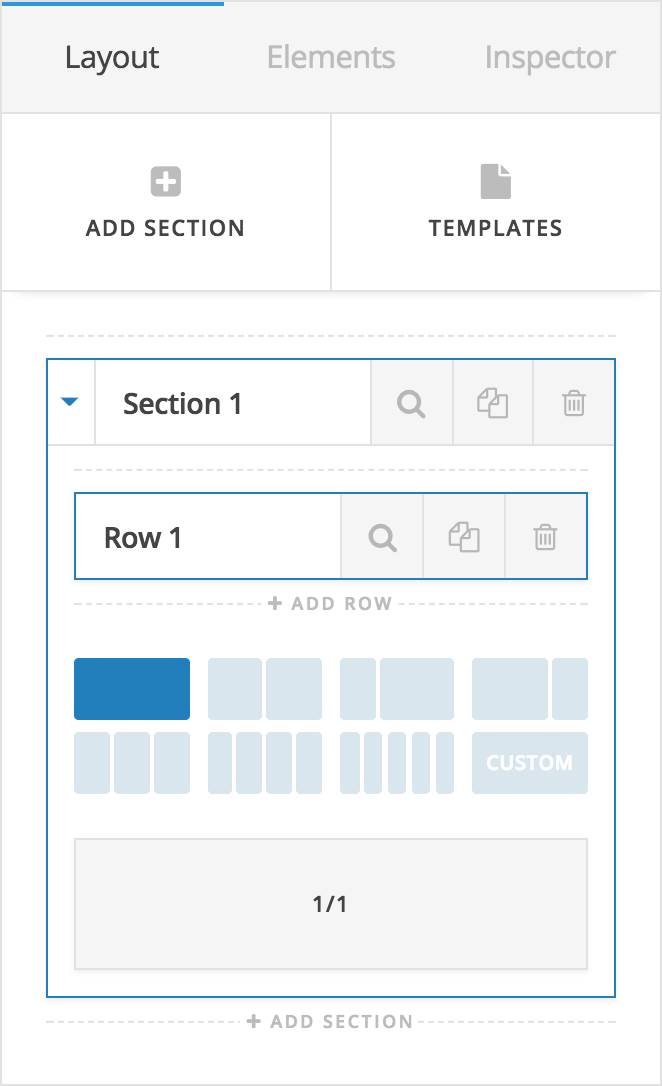 Content Builder Layout