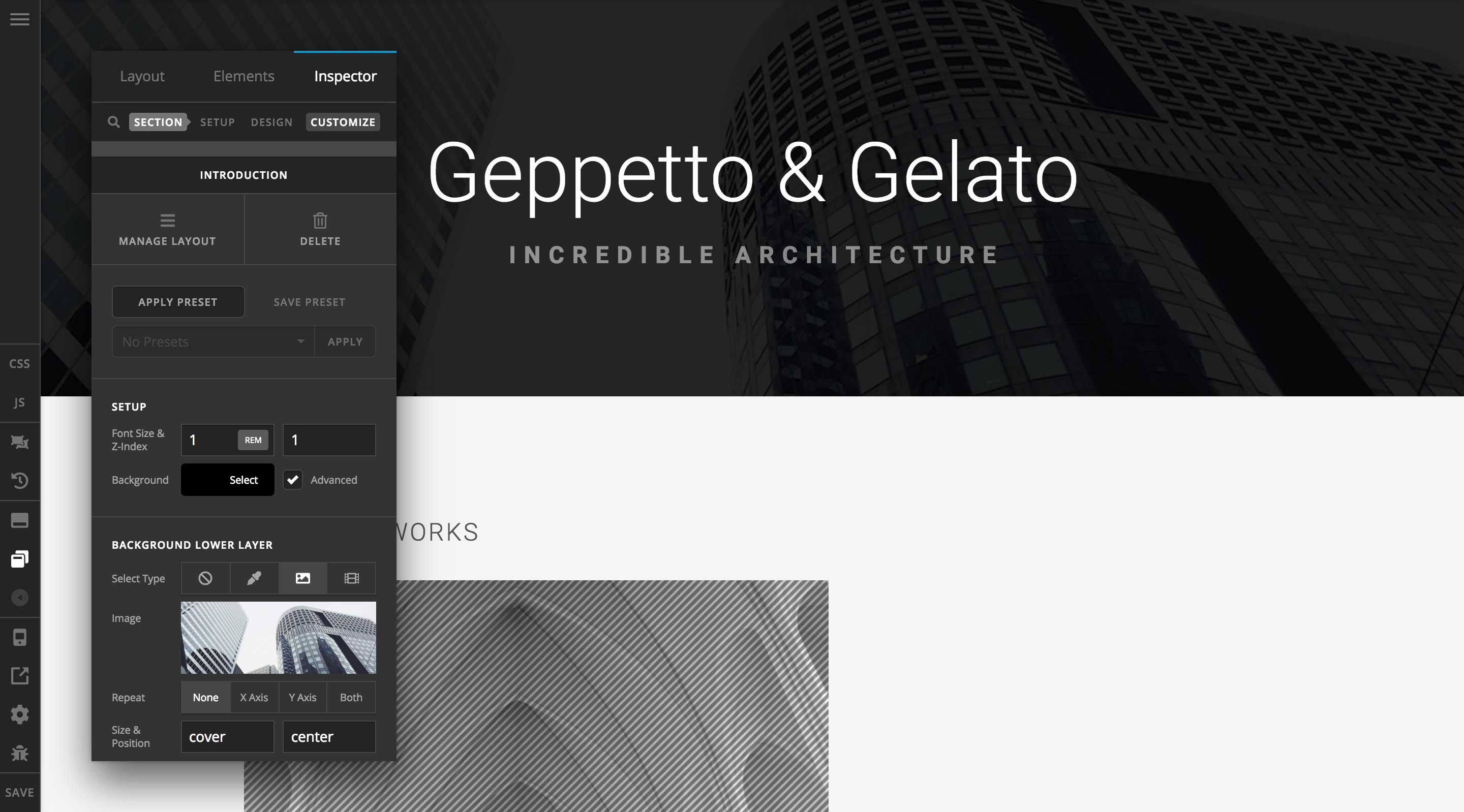 Undocking and Workspace Orientation