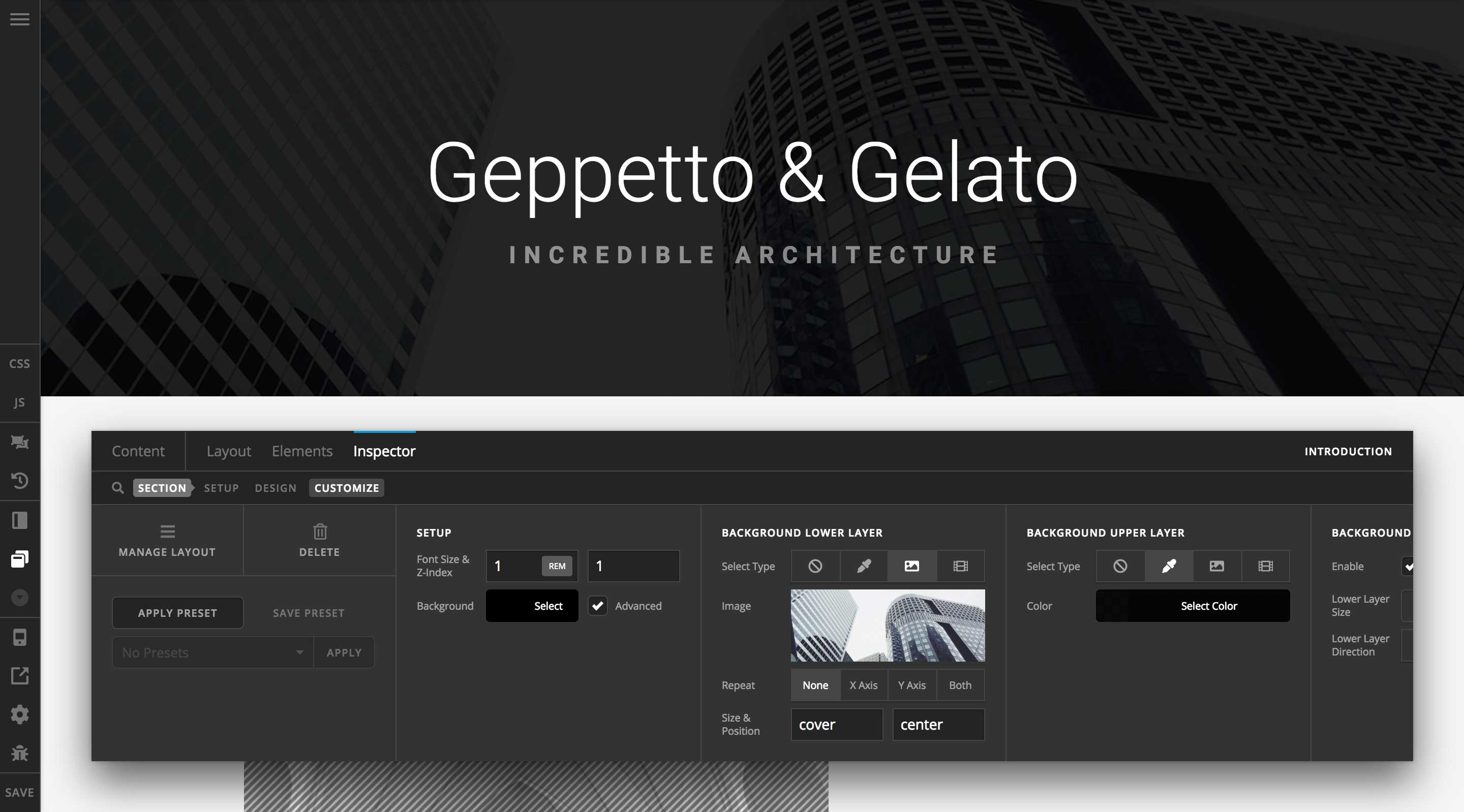 Undocking and Workspace Orientation