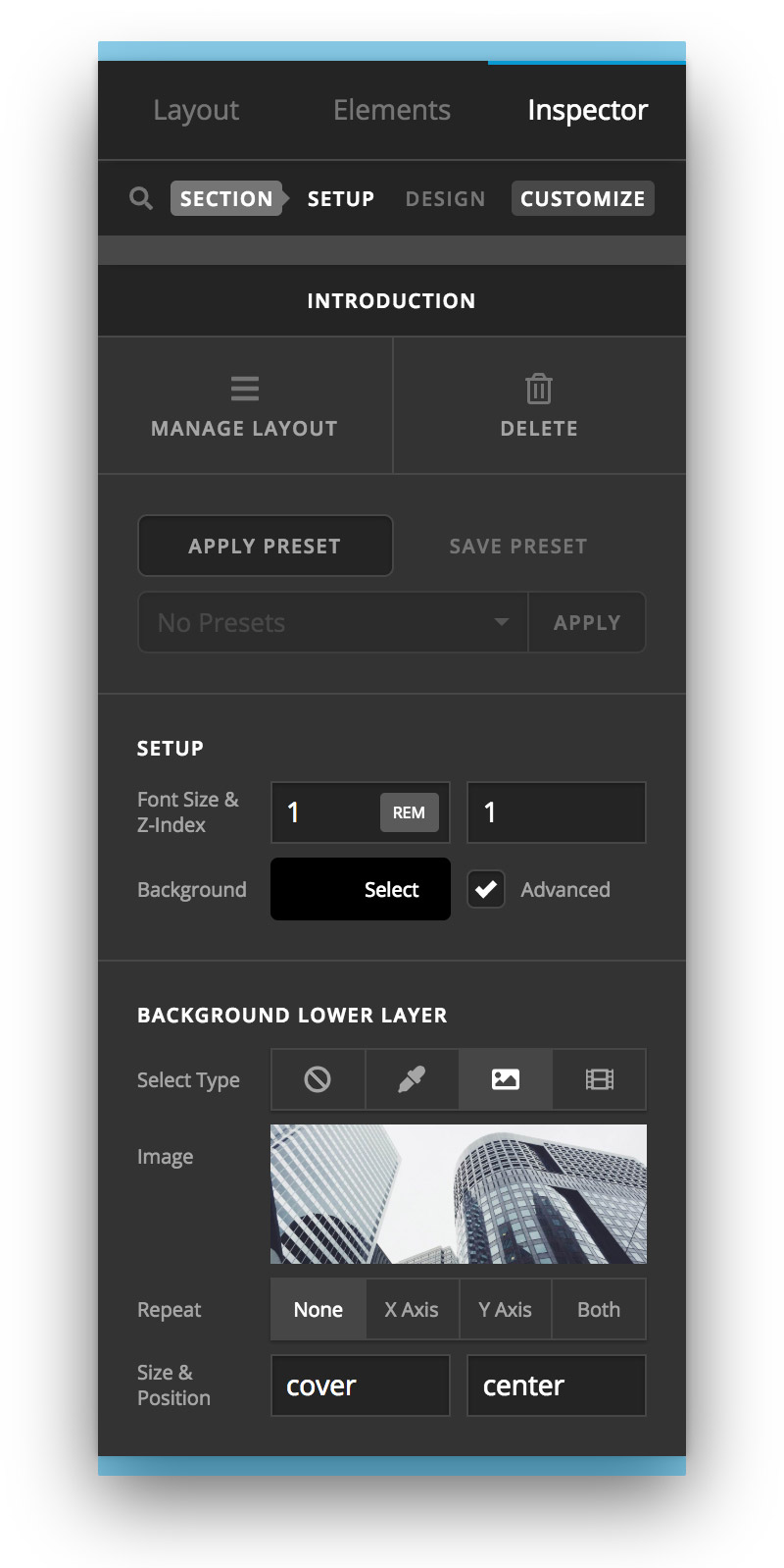 Undocking and Workspace Orientation