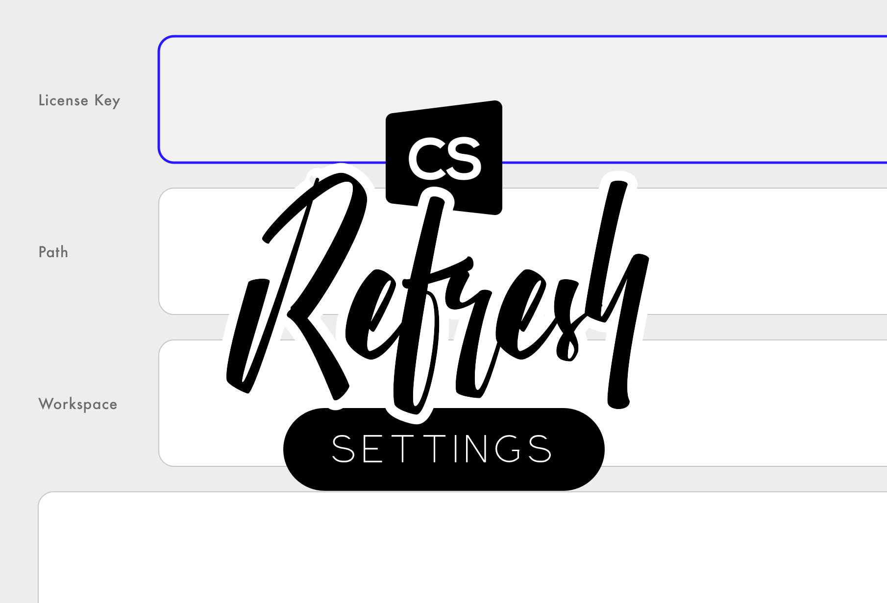 CS Refresh Settings
